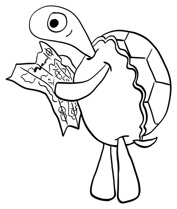 Pagardio, die Schildkröten-Ratgeberin, illustriert von Pagardio
